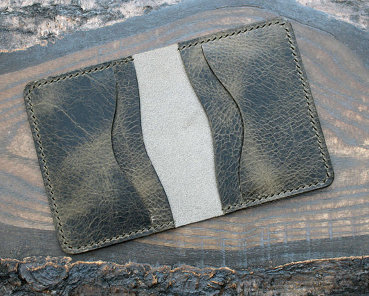 Badalassi Wax five-slot bifold wallet, choose your colour