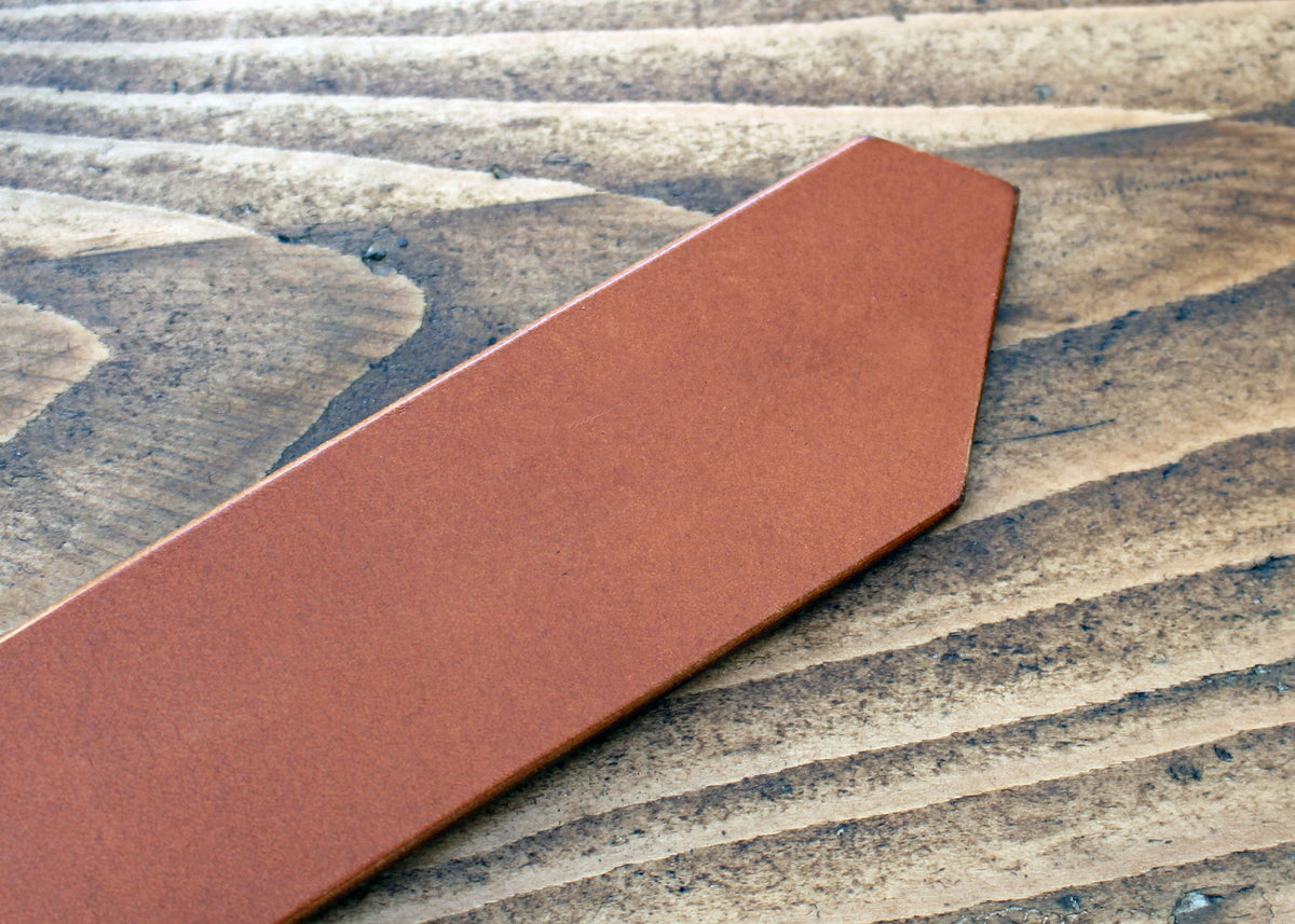 Handmade leather belt in saddle tan (Copy)