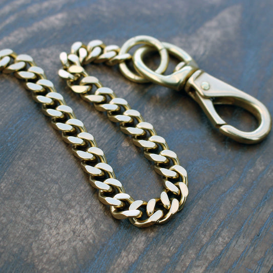 Brass wallet chain