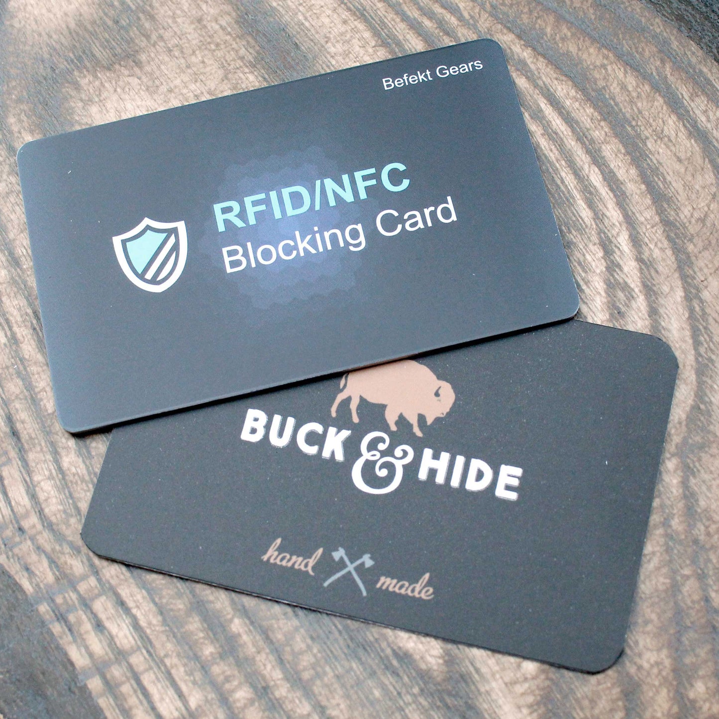 RFID/NFC blocking card, credit card protector. - Buck&Hide