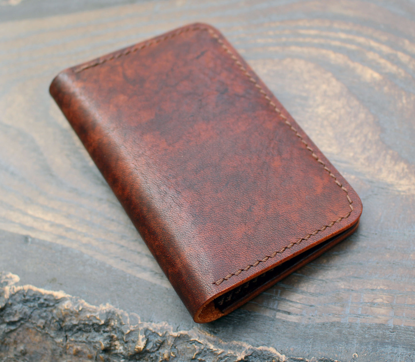 Acero and Nemesi three-slot compact card holder.