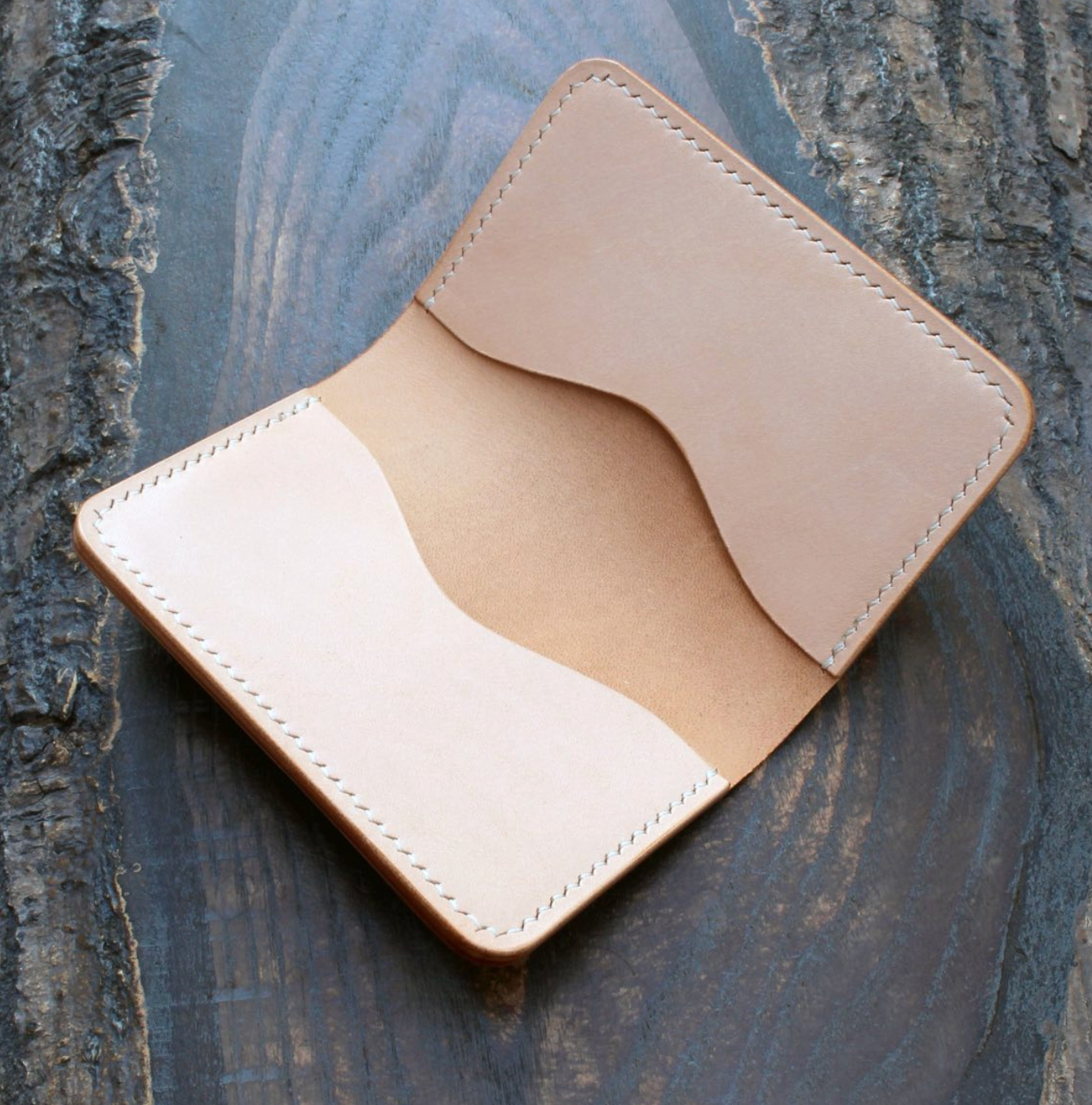 Custom order for Magnus: Six pocket leather wallet, handmade in Shell & Buttero