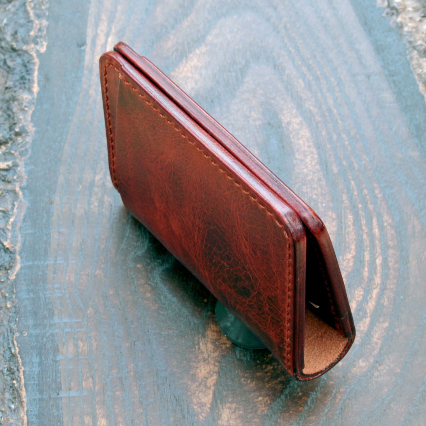 Five pocket wallet, Olmo Badalassi wax leather