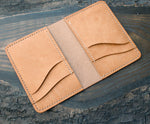 Bone Pueblo five-slot bifold wallet, custom order