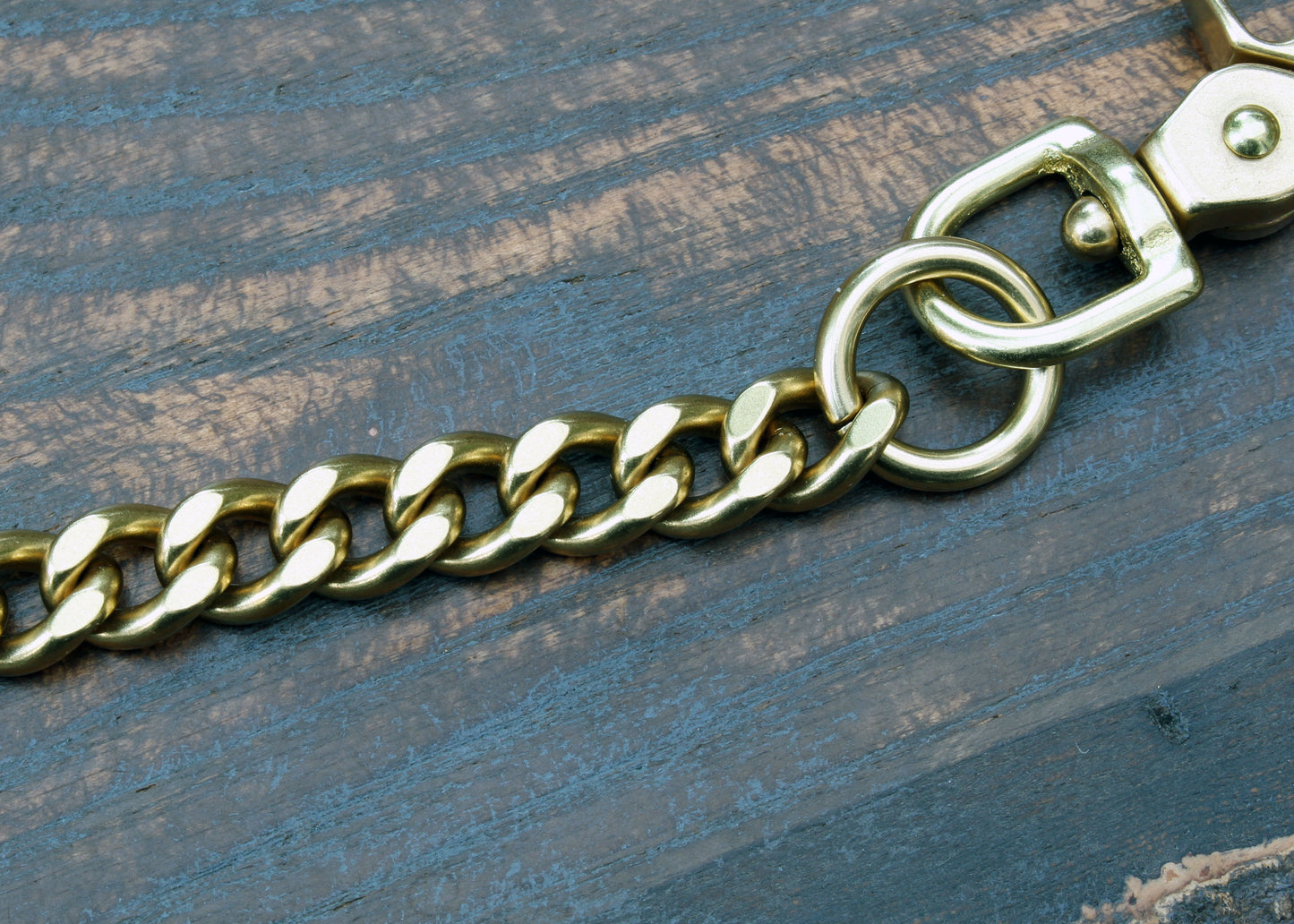 Solid brass wallet chain 