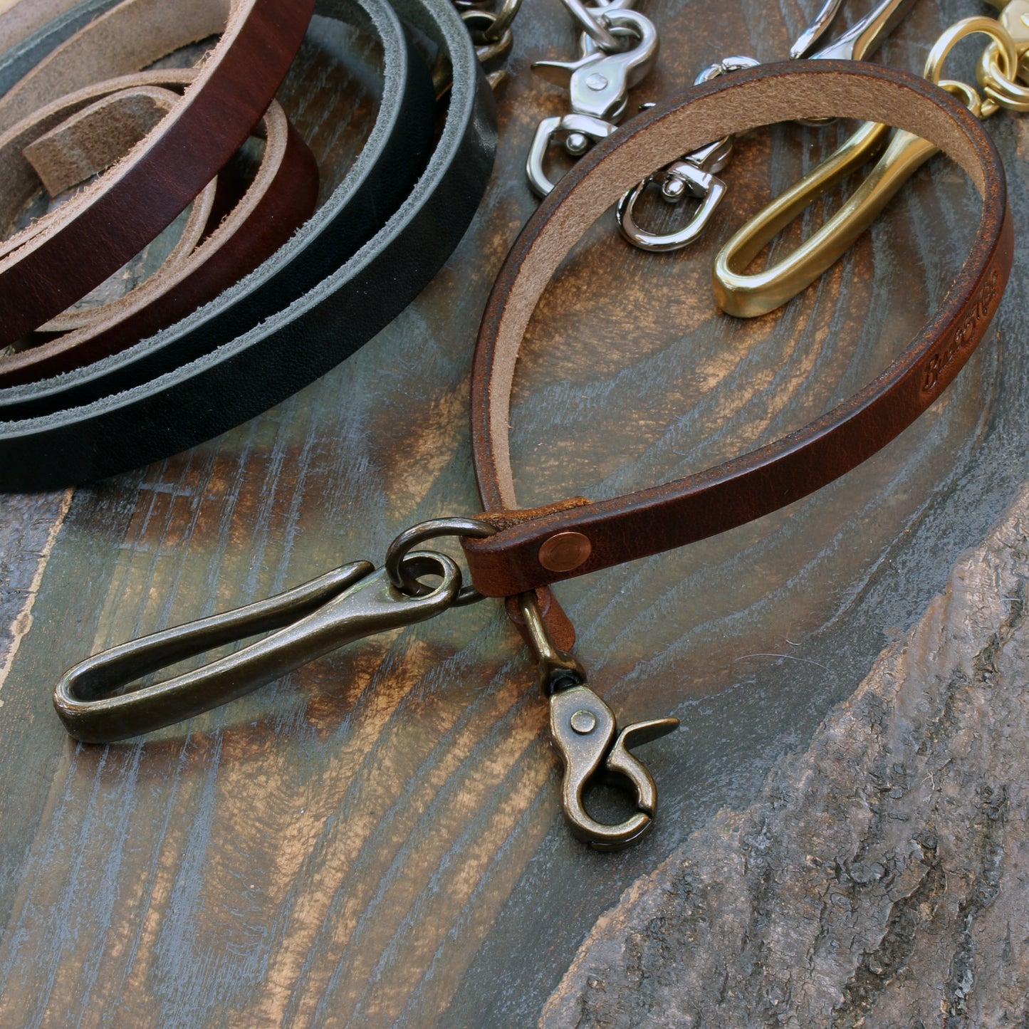 Build your own custom lanyard, Horween or Wickett & Craig