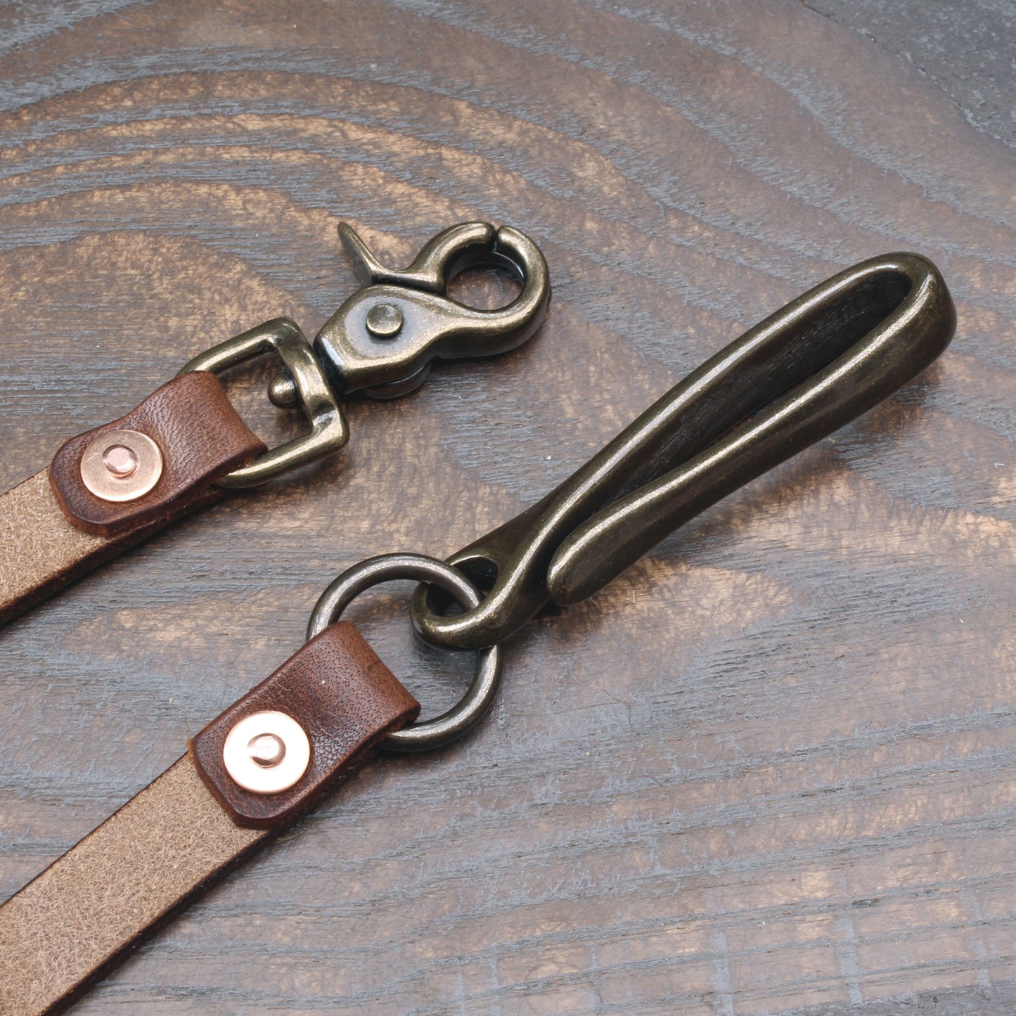 Build your own custom lanyard, Horween or Wickett & Craig