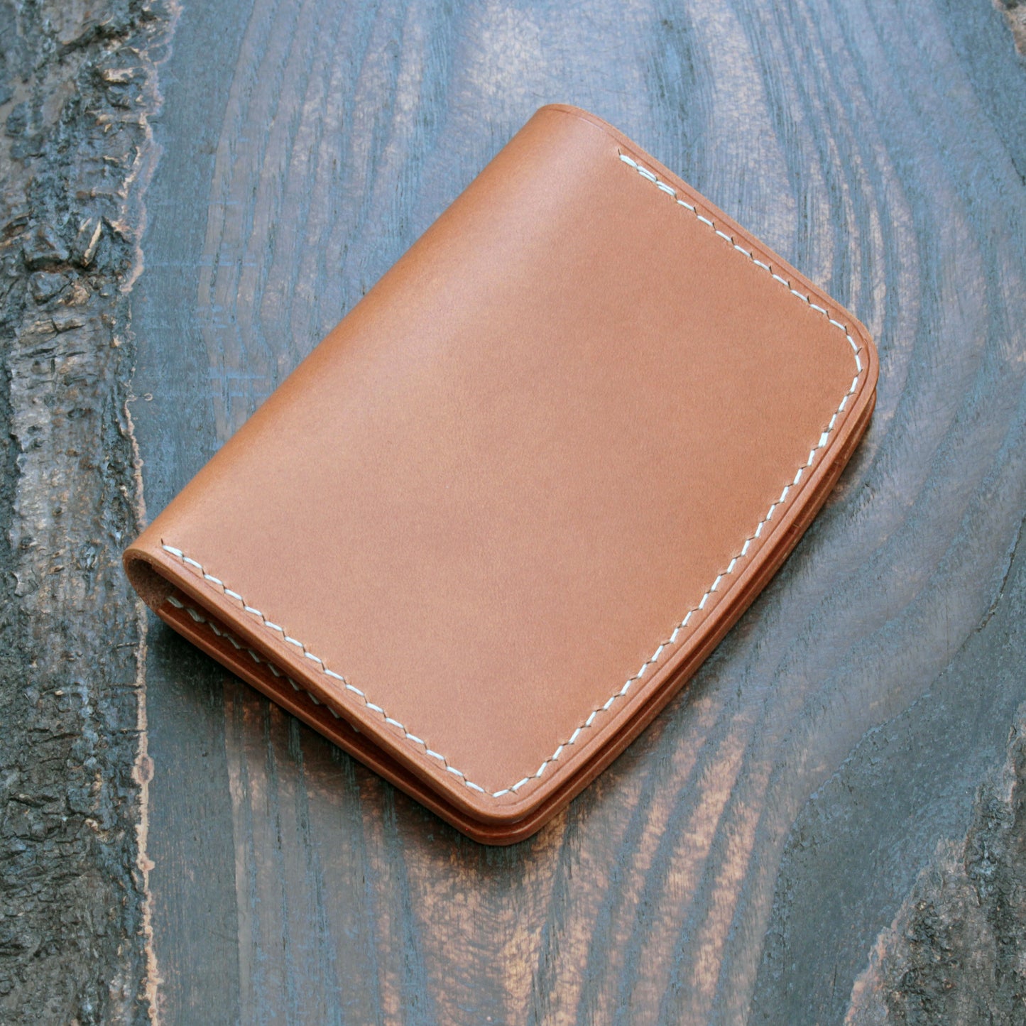 Six pocket leather wallet – handmade in biscuit Buttero