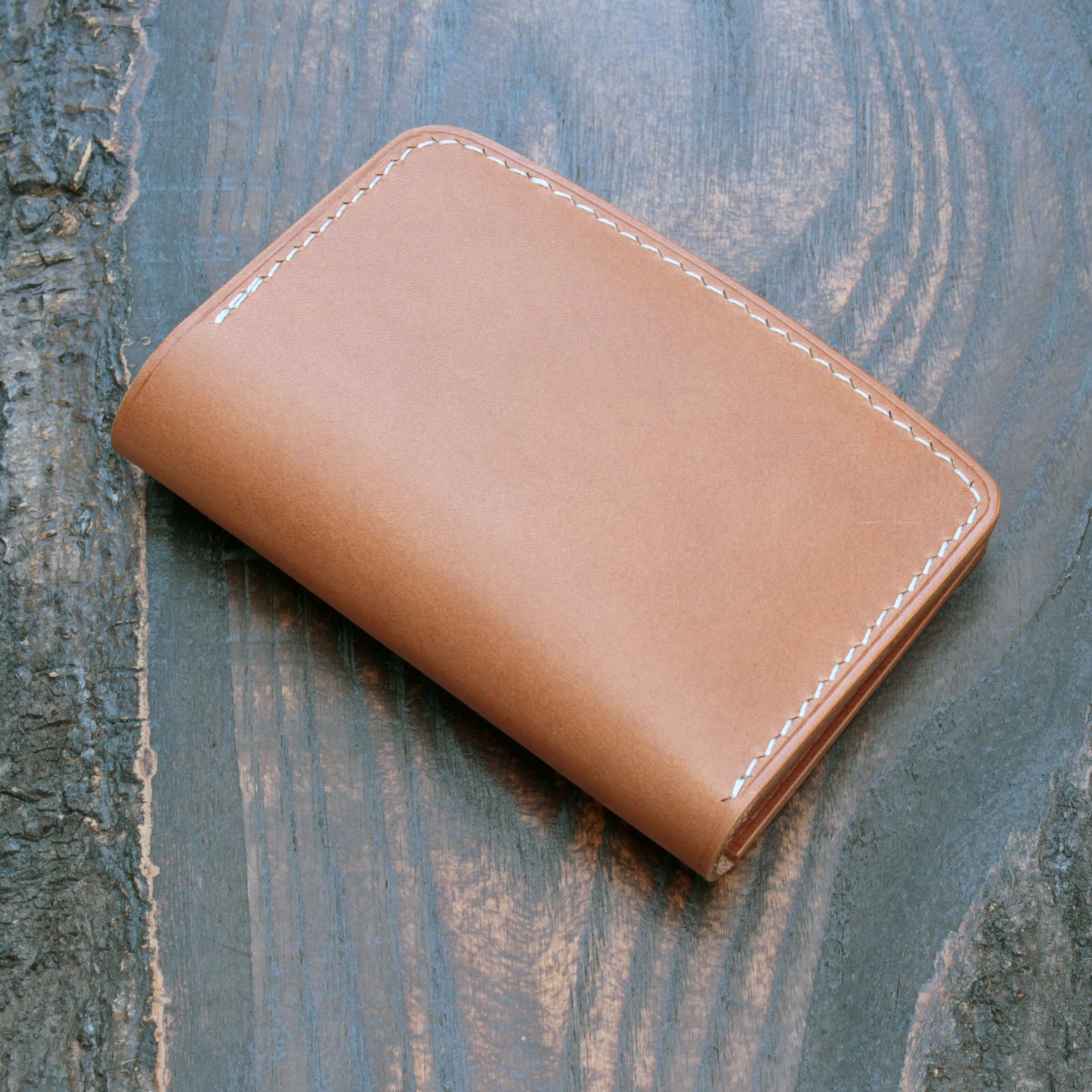 Six pocket leather wallet – handmade in biscuit Buttero