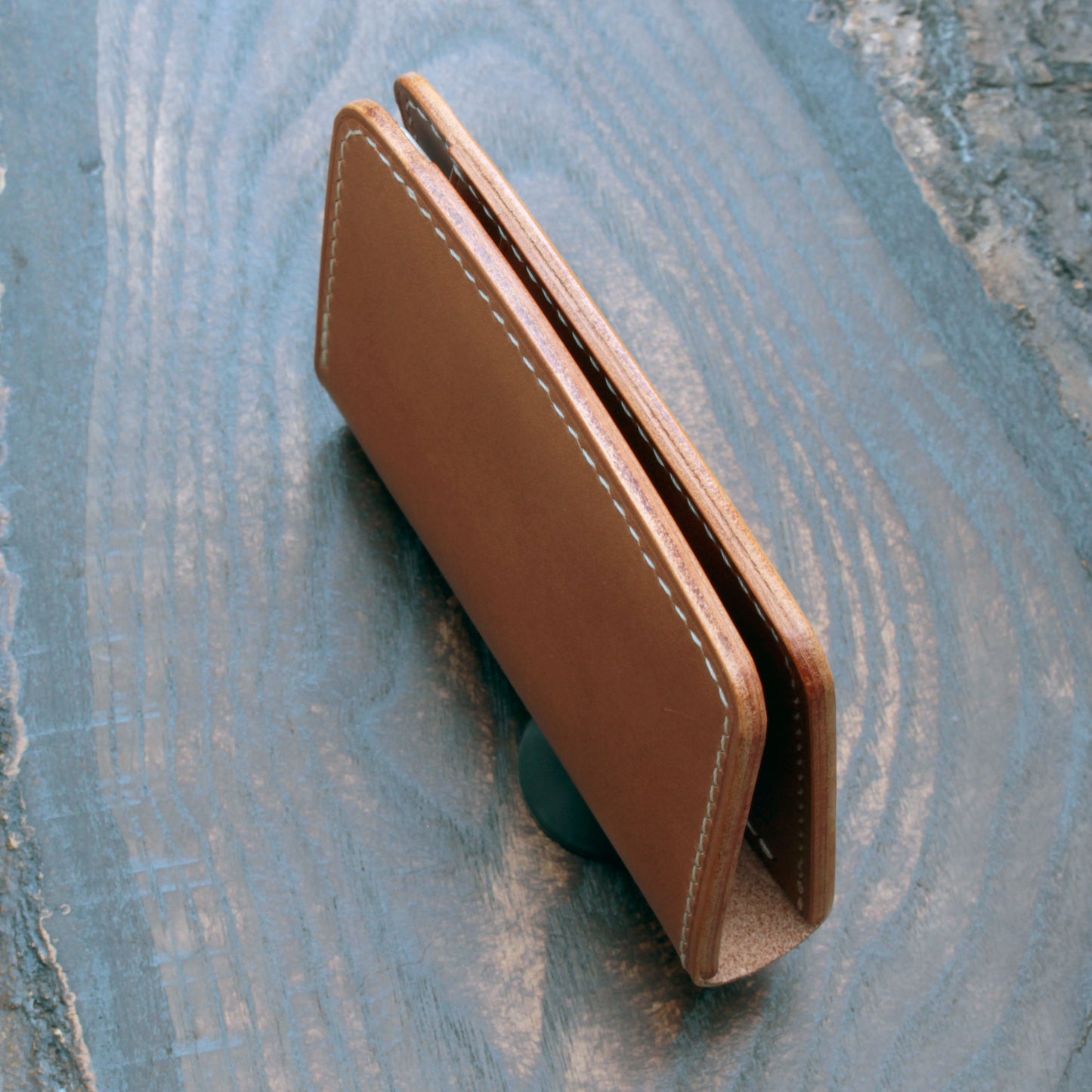 Six pocket leather wallet – handmade in biscuit Buttero