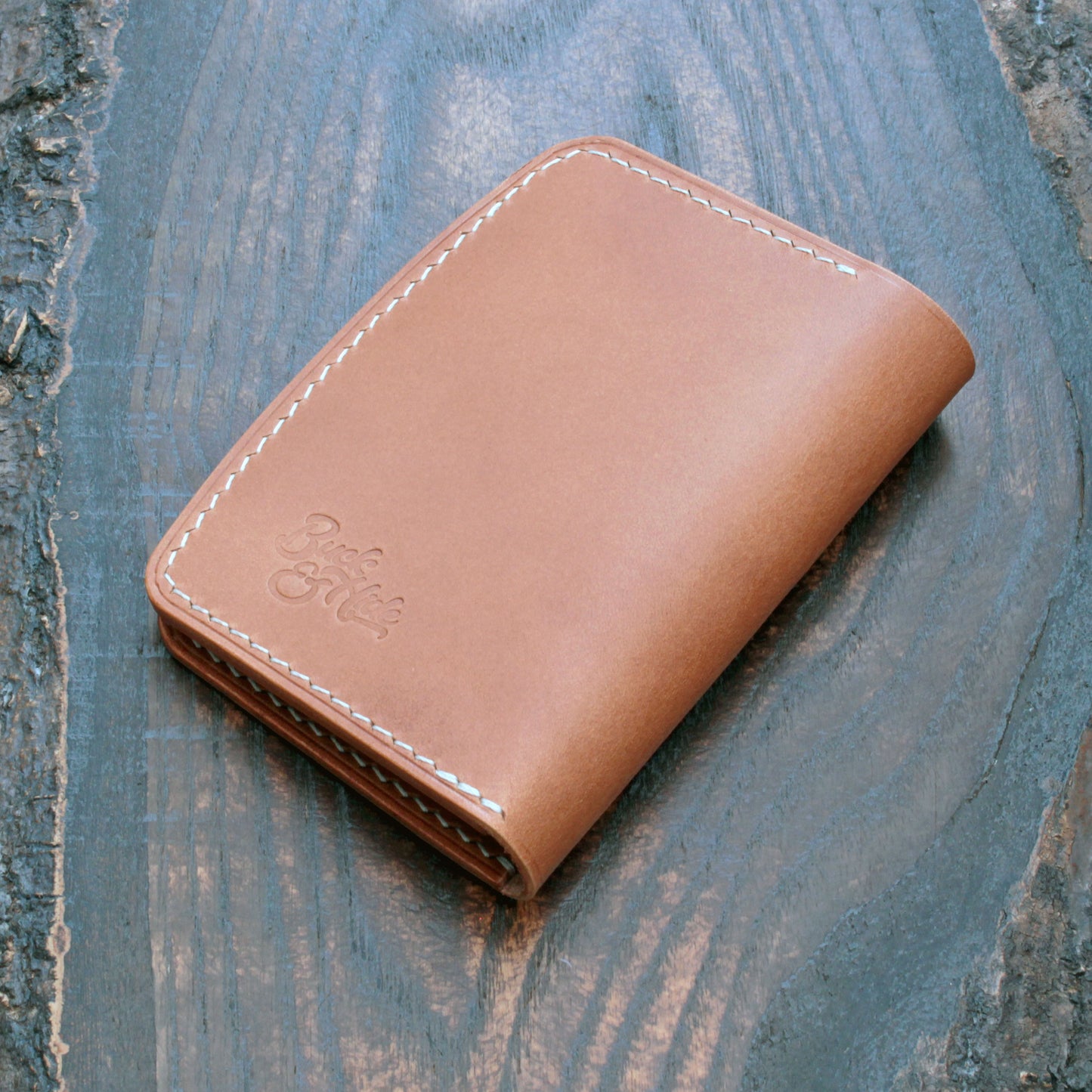Six pocket leather wallet – handmade in biscuit Buttero