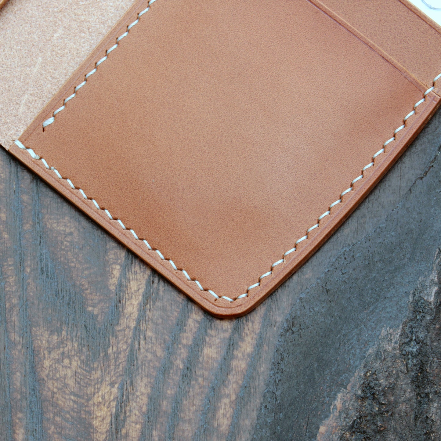 Six pocket leather wallet – handmade in biscuit Buttero