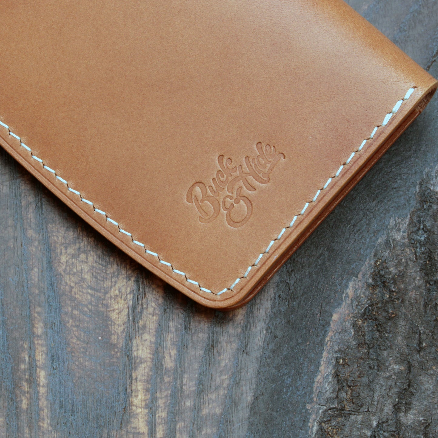 Six pocket leather wallet – handmade in biscuit Buttero