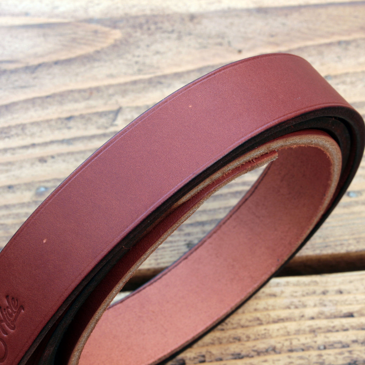 Handmade leather belt in saddle tan (Copy)