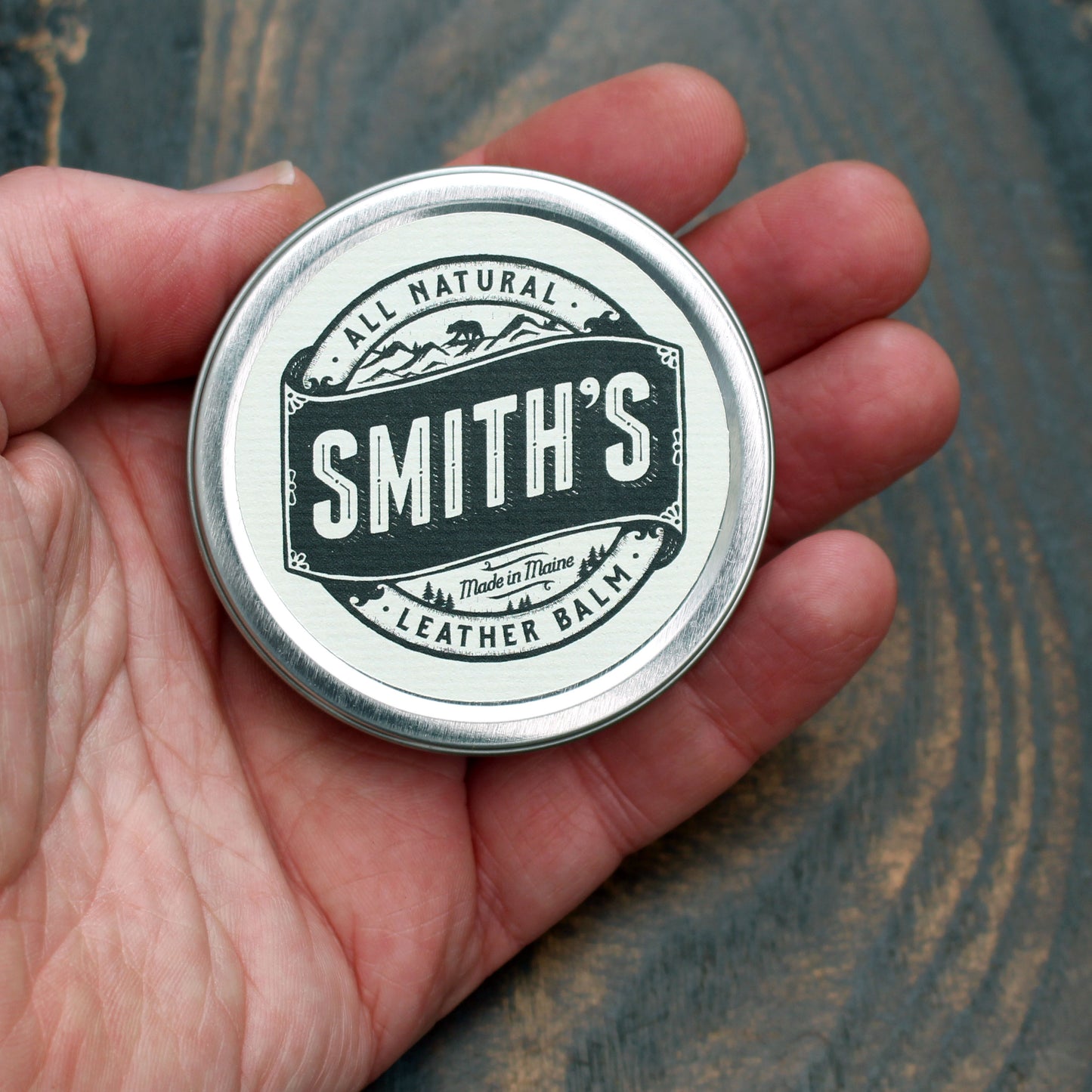 Smith's All Natural Leather Balm, 1oz small tin.