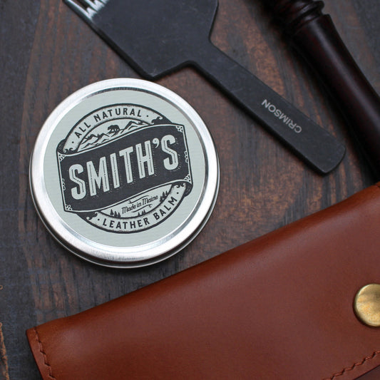 Smith's All Natural Leather Balm, 1oz small tin.