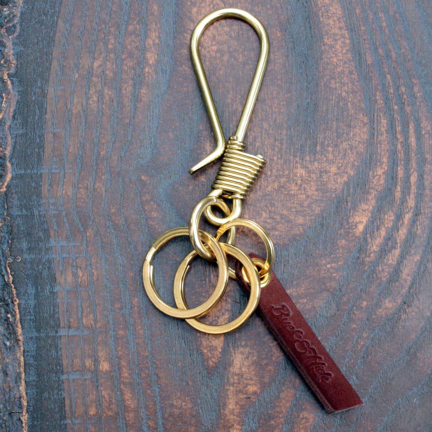 Solid brass key holder
