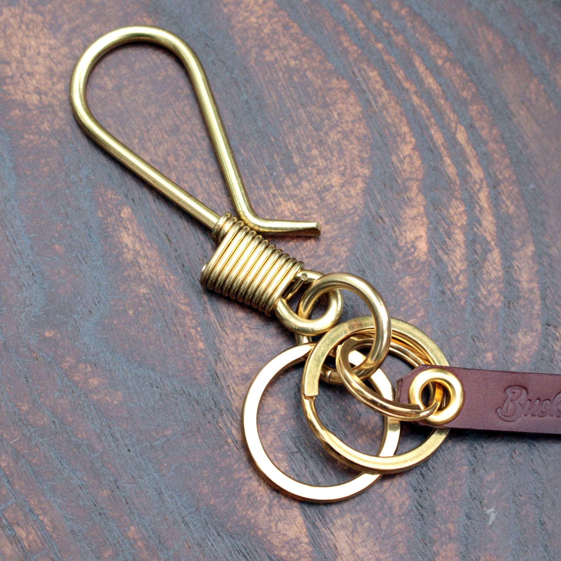 Solid brass key holder