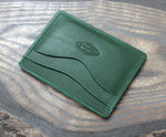 Green Buttero five-slot card holder - private order