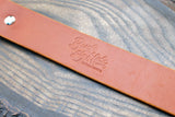 Saddle tan Etrusco leather belt