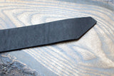 Handmade matt black leather belt, quick release silver 'firefighter' buckle. - Buck&Hide