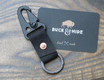 Black hardware military spring clip - Buck&Hide